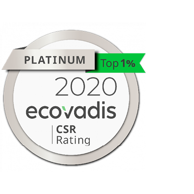 Ecovadis platinum logo